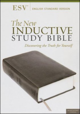 ESV The New Inductive Study Bible, Milano Softone, Charcoal - Harvest House